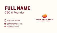 Flame Fish Grilling Business Card