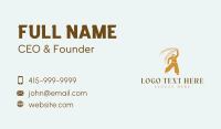 Wheat Farmer Agriculture Business Card