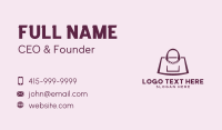 Fashion Accessory Handbag Business Card