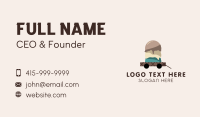 Ice Cream Dessert Delivery Business Card