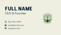 Shovel Plant Yard Business Card