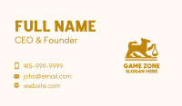 Griffin Justice Scale Business Card