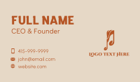 Recorder Business Card example 3