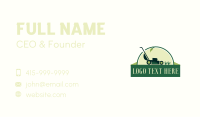  Lawn Care Gardening Lawn Mower Business Card