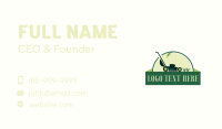  Lawn Care Gardening Lawn Mower Business Card Design