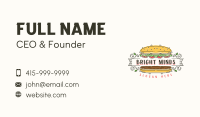 Burger Restaurant Diner Business Card