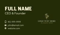 Rustic Floral Boutique Business Card