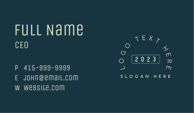 Professional General Shop Business Card