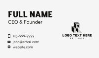 3D Application Letter R Business Card