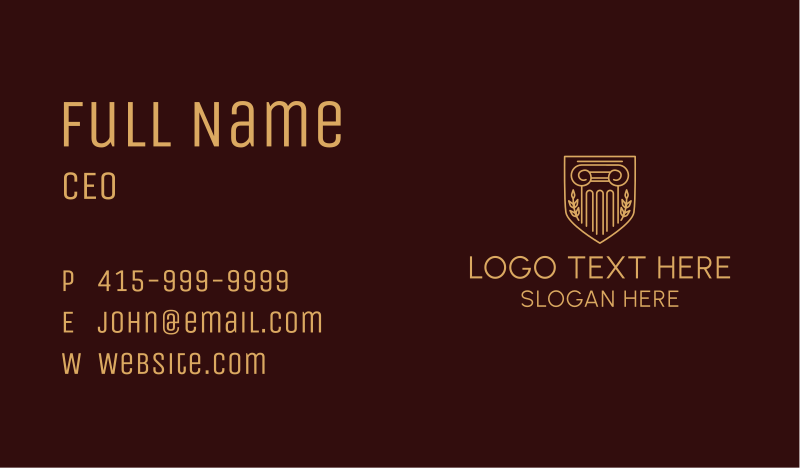 Exquisite Business Card example 3