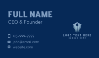 Blue Arrow Company Business Card