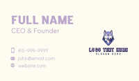 Wolf Varsity Sports Business Card