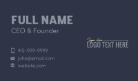 Professional Brand Company Business Card