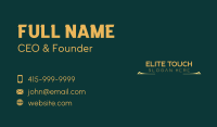 Premium Luxury Wordmark Business Card Image Preview