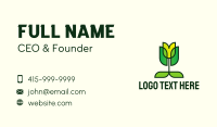 Eco Flower Tulip Business Card