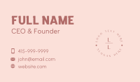 Runway Business Card example 3