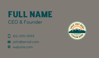 Mountain Lake Campsite Business Card