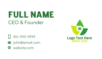 Leaf Tech Number 9 Business Card Design