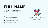 Pediatrician Dental Clinic  Business Card