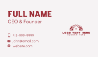 Roof Real Estate Roofing Business Card