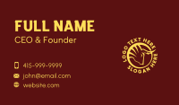 Yellow Horn Buffalo Business Card Design