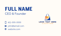 Shopping Bag Discount  Business Card