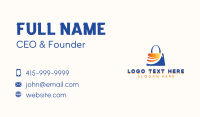 Online Shopping Business Card example 1