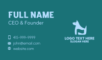 Pet Dog Flag Business Card