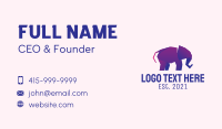 Elephant Paper Origami  Business Card