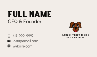 Brown Puppy Business Card example 1