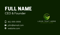 Plant Landscaping Leaves Business Card Design