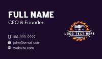 Hammer Saw Hardware Business Card