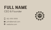 Carpentry Axe Saw Business Card