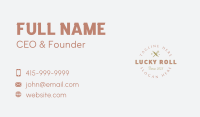 Elegant Bakery Wordmark Business Card Image Preview