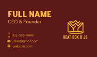 Beauty Crown Accessory Business Card Design