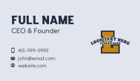 Sports Athlete Lettermark Business Card