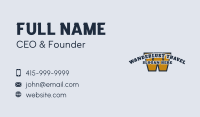 Sports Athlete Lettermark Business Card