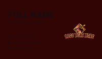 Hood Knight Armor  Business Card