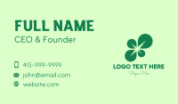Green Leaf Spark Business Card