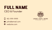 Axe Saw Tool Lumberjack Business Card