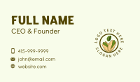 Organic Pistachio Nut Business Card Design