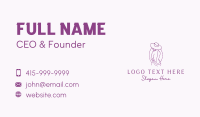 Sexy Woman Hat Business Card Design