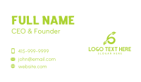 Green Vine Six Business Card