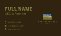 North Dakota Mountain Field Business Card