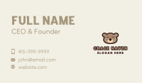 Happy Bear Glasses Business Card