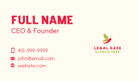 Hot Chili Butterfly Business Card