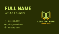 Bookshop Business Card example 3