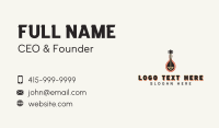 Guitar Business Card example 1