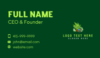 Smoke Cannabis Plant Business Card Design
