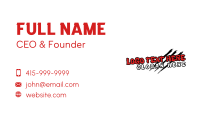 Frightening Business Card example 3